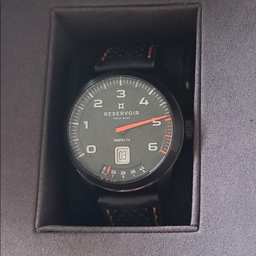Reservoir Swiss made automatic watch, Worn by Cory Hawkins.
